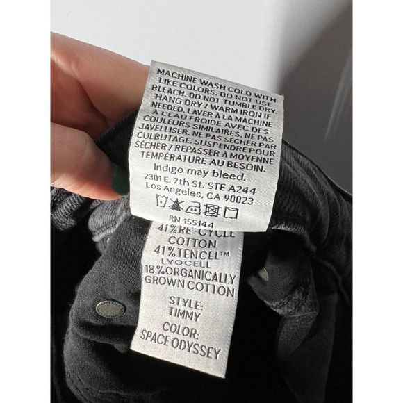 16 NWT Boyish The Timmy Rigid Straight Jeans In Space Odyssey - Size 31 - Picture 8 of 8